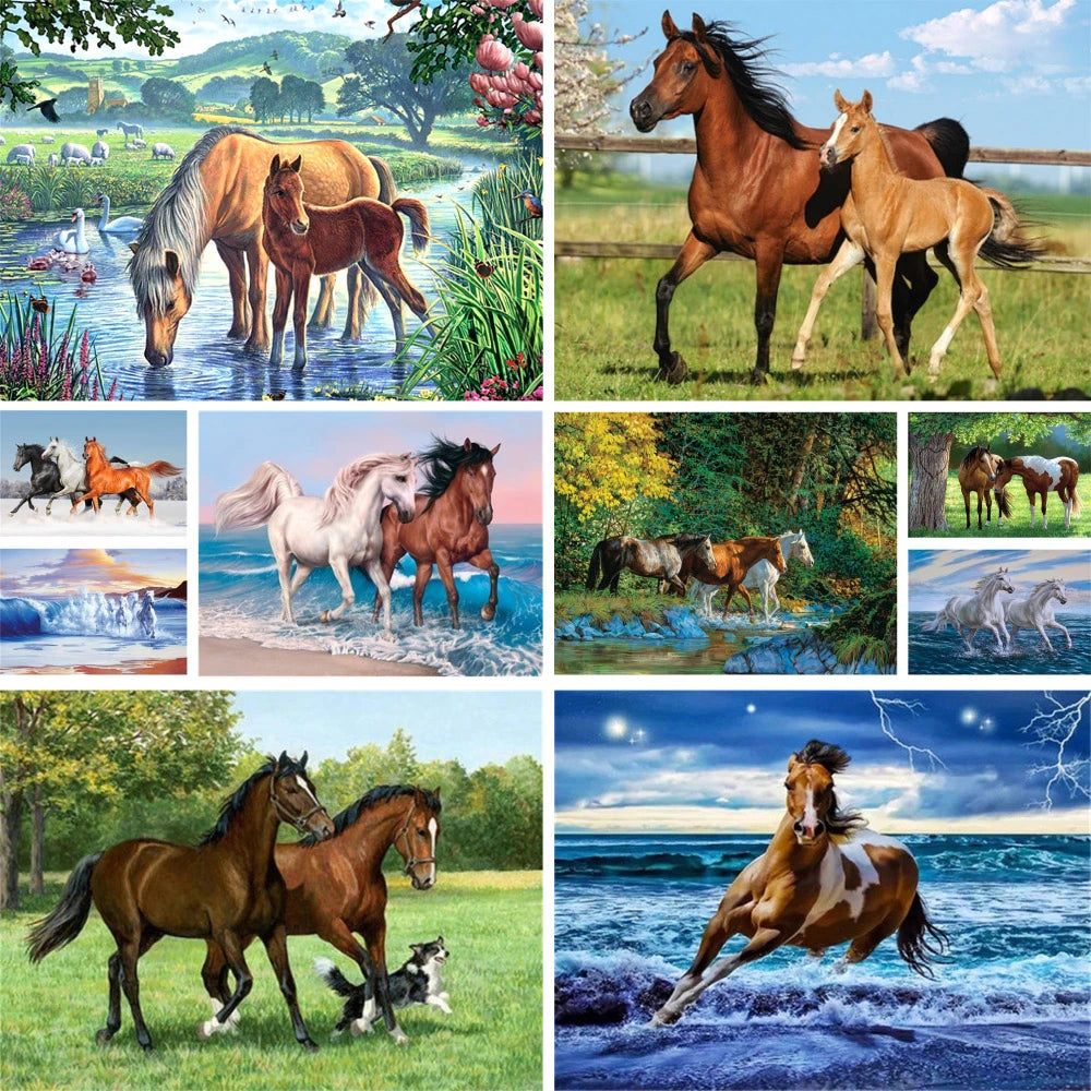 Animal Horse Printed 11CT Cross Stitch Patterns Embroidery DMC Threads Knitting Painting Needlework Hobby Counted Design Mulina Animal Horse Printed 11CT Cross Stitch Patterns Embroidery DMC Threads Knitting Painting Needlework Hobby Counted Design Mulina
